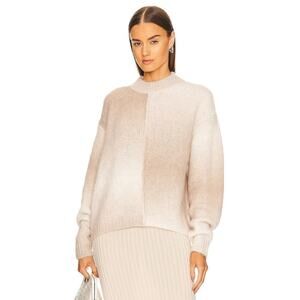 Brochu Walker Ro Alpaca Blend Mock Neck Pullover Sweater Perle Combo Size Medium